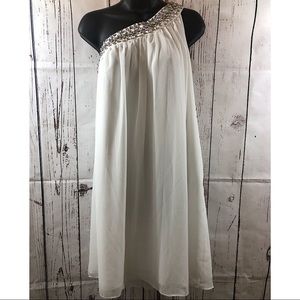 ❤️Calvin Klein white off shoulder dress